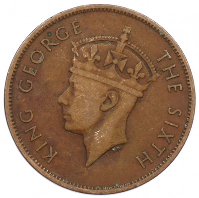 1 цент 1950 года Британский Гондурас