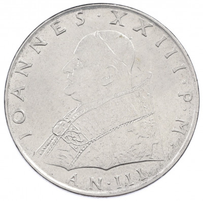 100 лир 1962 года Ватикан