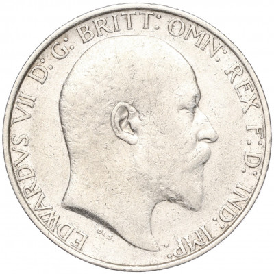 1 флорин (2 шиллинга) 1910 года Великобритания