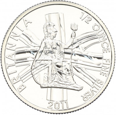 1 фунт 2011 года Великобритания «Британия»