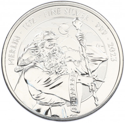 2 фунта 2023 года Великобритания «Мифы и легенды — Мерлин»