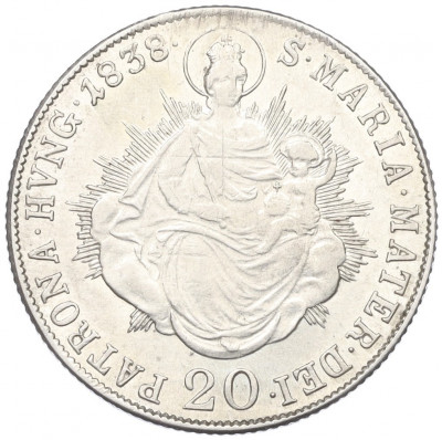 20 крейцеров 1838 года Венгрия