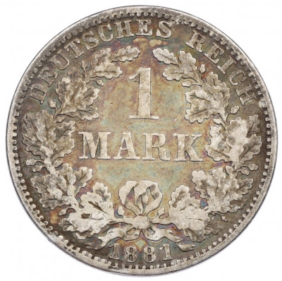 1 марка 1881 года A Германия