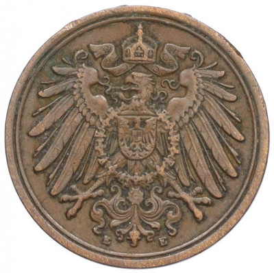 1 пфенниг 1911 года D Германия