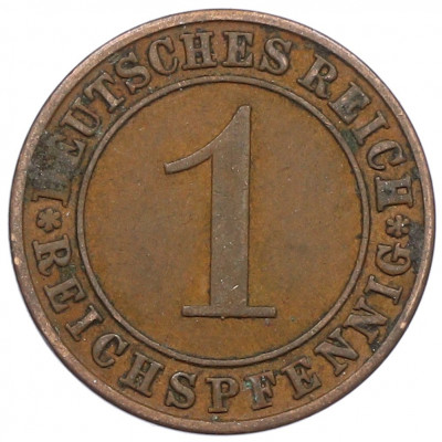 1 рейхспфенниг 1930 года A Германия