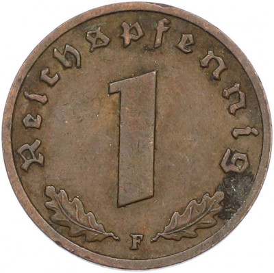 1 рейхспфенниг 1939 года D Германия