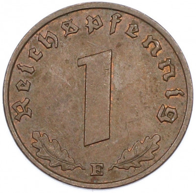1 рейхспфенниг 1939 года G Германия