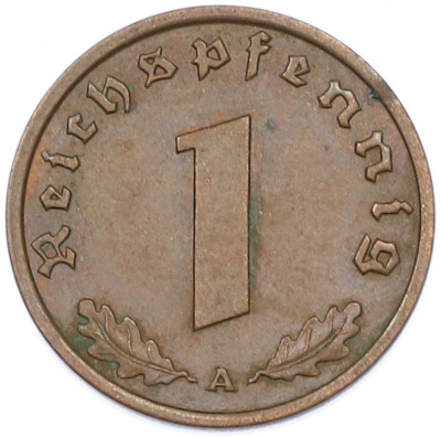 1 рейхспфенниг 1940 года A Германия