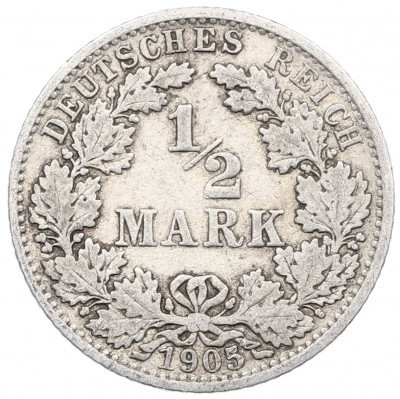1/2 марки 1905 года A Германия