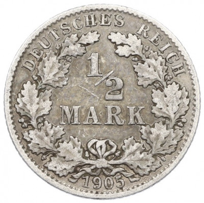 1/2 марки 1905 года E Германия