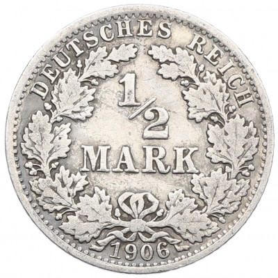 1/2 марки 1906 года A Германия