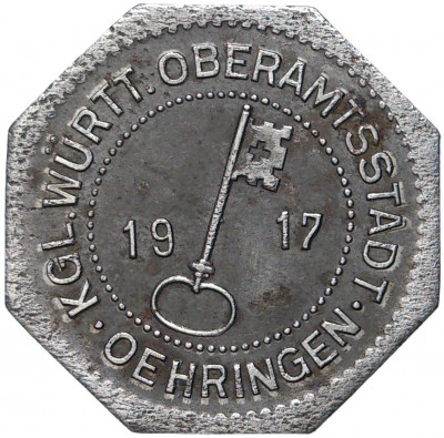 10 пфеннигов 1917 года Германия — город Эринген (Нотгельд)