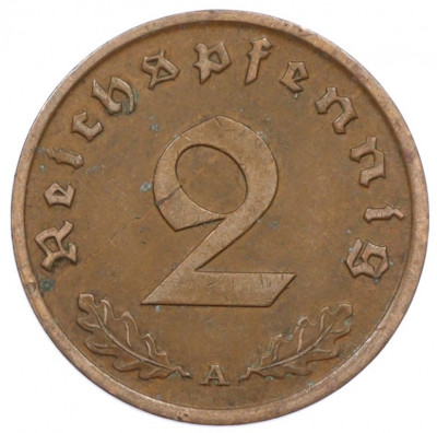 2 рейхспфеннига 1937 года A Германия