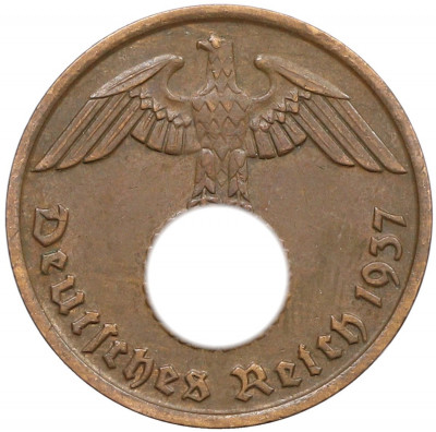 2 рейхспфеннига 1937 года D Германия