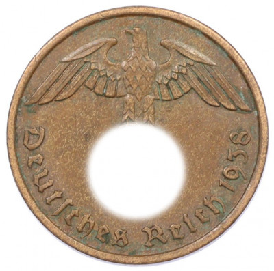 2 рейхспфеннига 1938 года A Германия