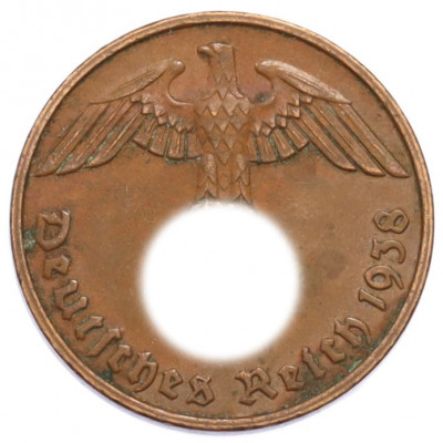 2 рейхспфеннига 1938 года G Германия