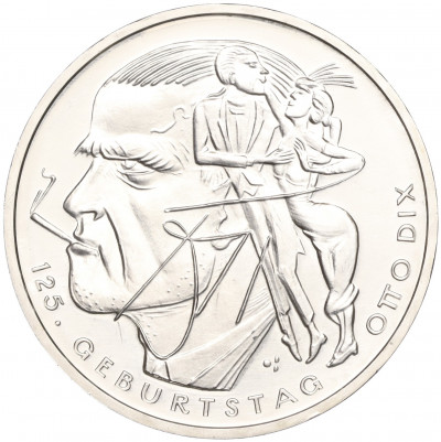 20 евро 2016 года Германия «125 лет со дня рождения Отто Дикса»