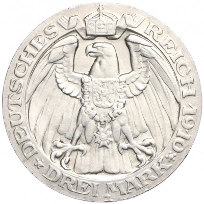 3 марки 1910 года Германия (Пруссия) «Берлинский университет»