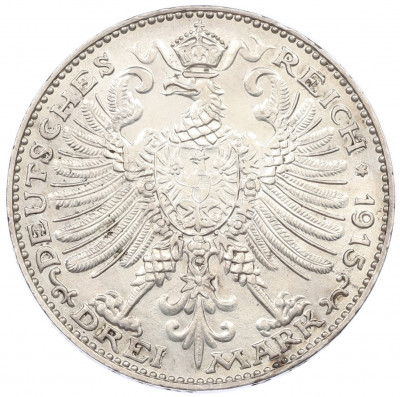 3 марки 1915 года Германия (Саксен-Веймар-Эйзенах) «100 лет Великим герцогам»