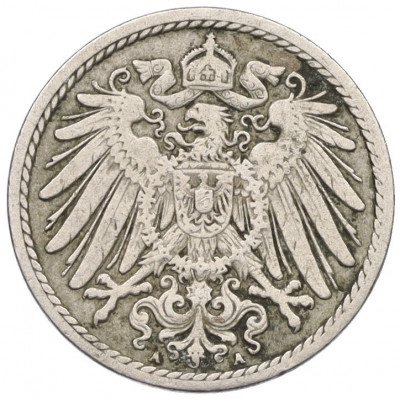 5 пфеннигов 1898 года А Германия