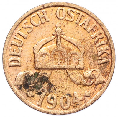 1/2 геллера 1904 года A Германская Восточная Африка