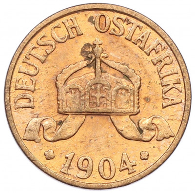 1/2 геллера 1904 года A Германская Восточная Африка