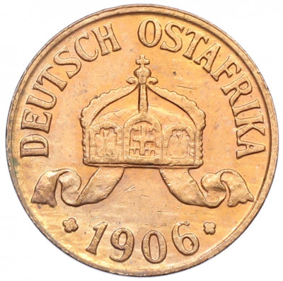 1/2 геллера 1906 года J Германская Восточная Африка