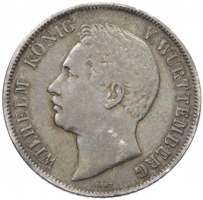 1 гульден 1843 года Вюртемберг