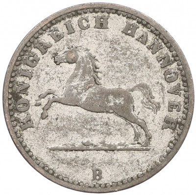 1 грош 1858 года Ганновер