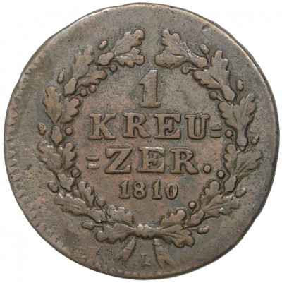 1 крейцер 1810 года Нассау