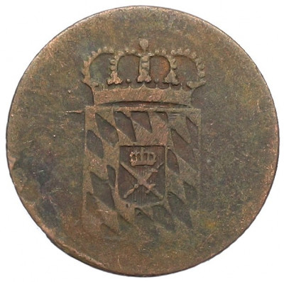 1 пфенниг 1834 года Бавария