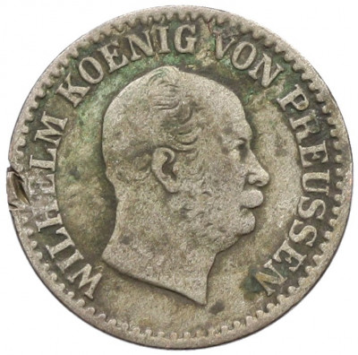 1 серебряный грош 1863 года A Пруссия