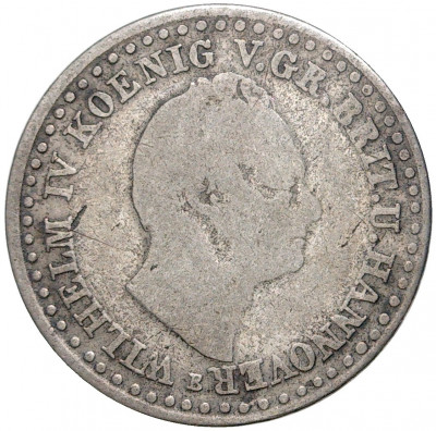 1/12 талера 1836 года Ганновер