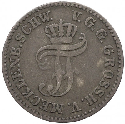 1/48 талера 1855 года Мекленбург-Шверин