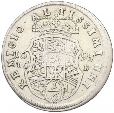 1/6 талера 1695 года Брауншвейг-Вольфенбюттель