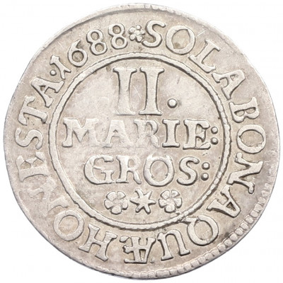 2 мариенгроша 1688 года Брауншвейг-Люнебург-Каленберг