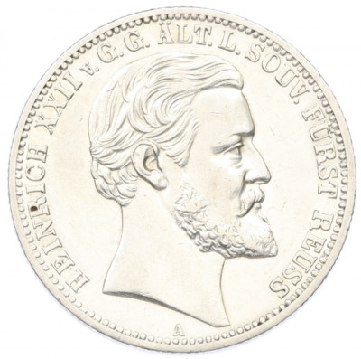 2 марки 1892 года A Рейсс-Грейц