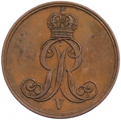 2 пфеннига 1853 года Ганновер