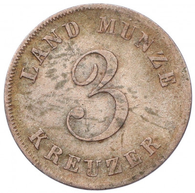 3 крейцера 1835 года Саксен-Кобург-Гота