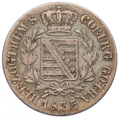 3 крейцера 1835 года Саксен-Кобург-Гота