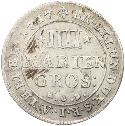 4 мариенгроша 1717 года Брауншвейг-Люнебург