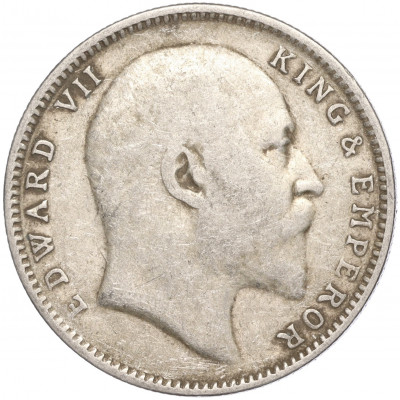 1 рупия 1907 года Британская Индия