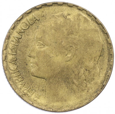 1 песета 1937 года Испания