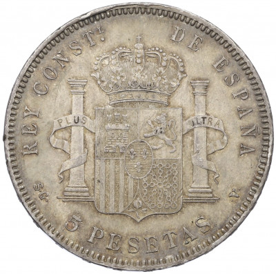 5 песет 1898 года Испания