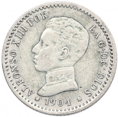 50 сентимо 1904 года Испания