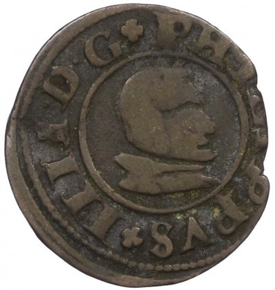 8 мараведи 1661 года Испания — Сеговия (Филипп IV Великий)