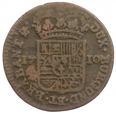 1 лиард 1710 года Испанские Нидерланды — Намюр