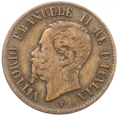 1 чентезимо 1861 года М Италия