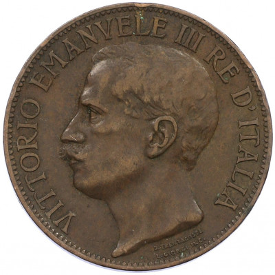 10 чентезимо 1911 года Италия «50 лет Королевству»