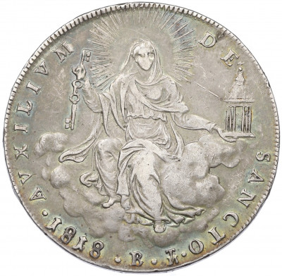 1 скудо 1818 года Папская область